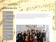 Tablet Screenshot of musica-baltica.de